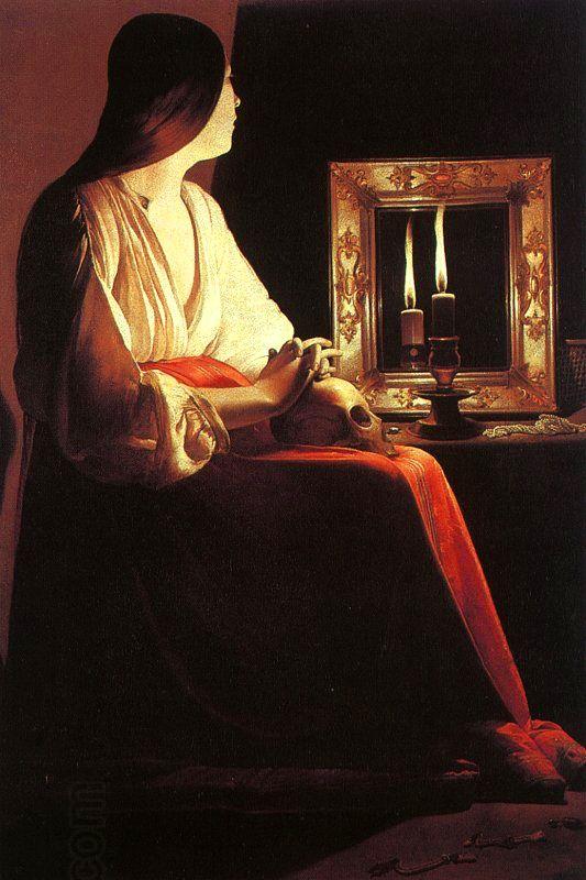 Georges de La Tour The Penitent Magdalen China oil painting art